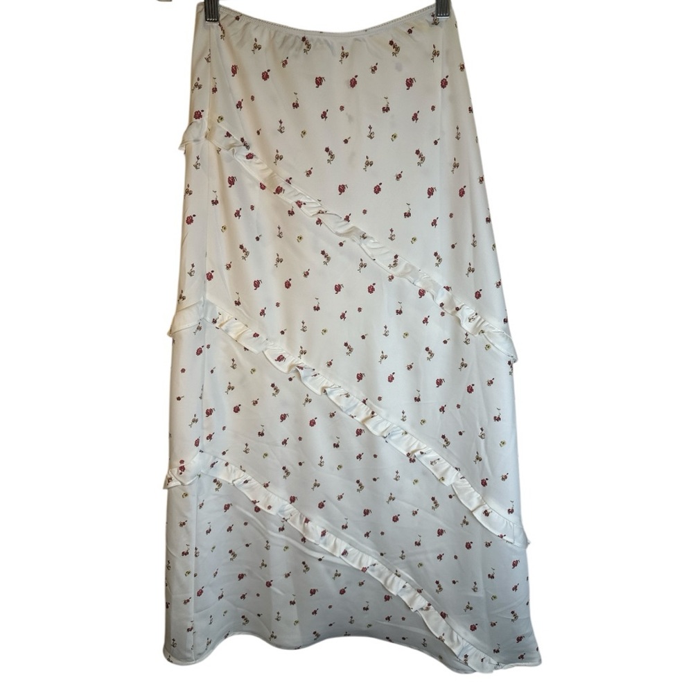 And Now This Asymmetrical Ruffled Maxi Skirt NWOT - Picture 6 of 10